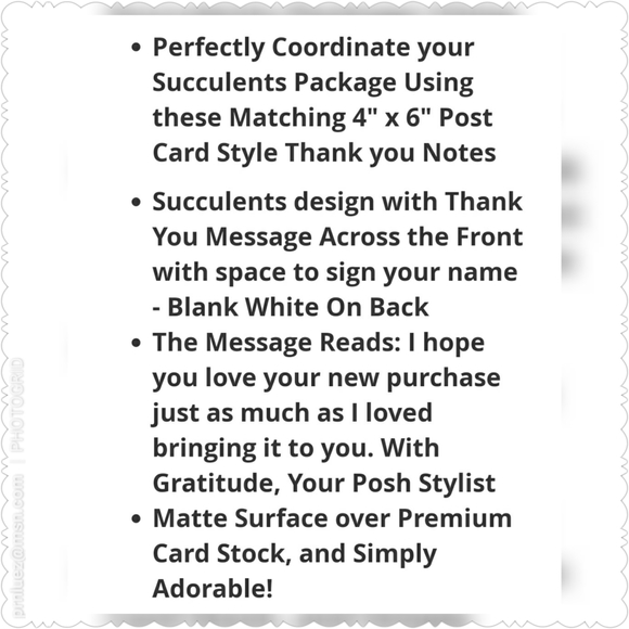 50 (10x13) Succulents Poly Mailers w/PostC… - Picture 5 of 5